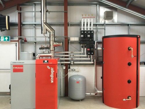 The very first UK installation of Windhager’s new hybrid technology DuoWIN boiler has been installed at the new headquarters of McInnes Plumbing & Heating and McInnes Renewables.