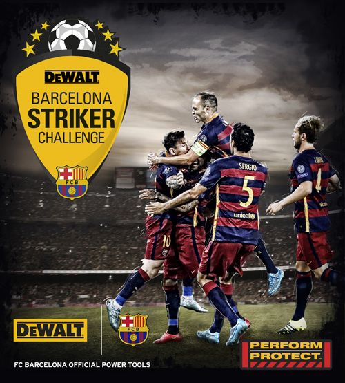 DEWALT Barcelona striker challenge