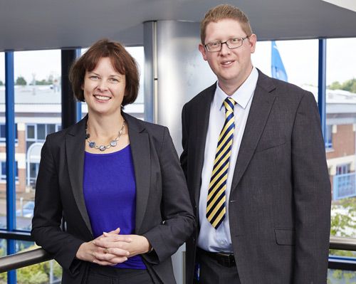 New recruits Anna Tarbuck (left) Gavin McLeod (right)