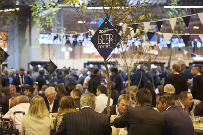 The beer festival at UK Construction Week The beer festival at UK Construction Week