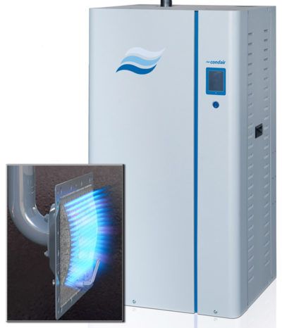 Condair will be previewing the first ever condensing, gas-fired steam humidifier at its stand