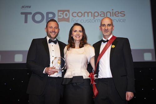 Baxi has been awarded fifth place in the Top 50 Companies for Customer Service Awards in the UK