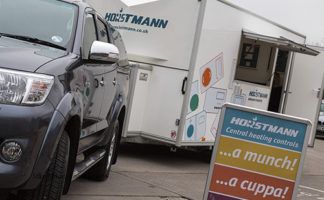 Horstmann’s roadshow – an early morning welcome.