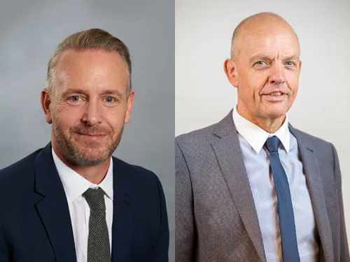 From left to right: Paul Wilson and Gary Stoddart From left to right: Paul Wilson and Gary Stoddart