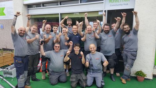 A completely new heating system and Viessmann Vitodens boiler was installed in under seven hours by 12 volunteer installers, the #heroesofheat