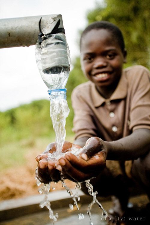 663 million people in the world live without clean and safe drinking water.