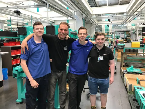 Arburg apprentices have seen first-hand how John Guest operates. Arburg apprentices have seen first-hand how John Guest operates.