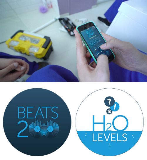 Test your knowledge and music skills with the H2O Levels Quiz and Beats 200 app.
