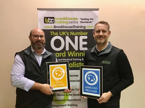Left to right: David Dumaresq-Lucas and James McConnell, director at BTC Training, have helped achieve approved status in MLP in domestic gas training