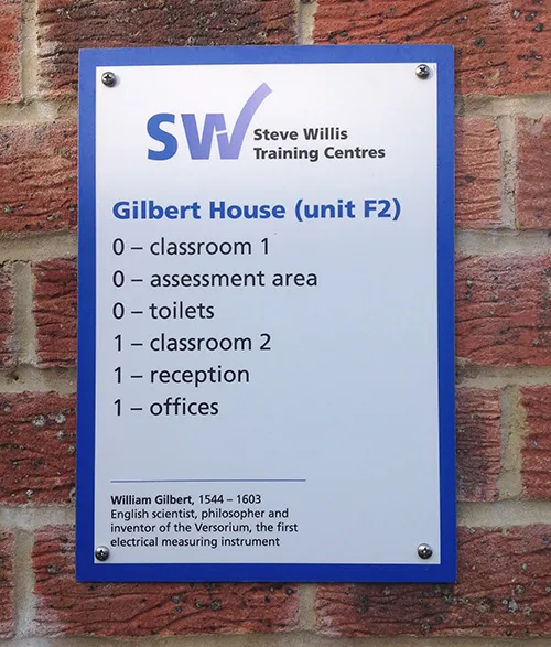 an example of the signs that will be on display at the Burgess Hill training centre an example of the signs that will be on display at the Burgess Hill training centre