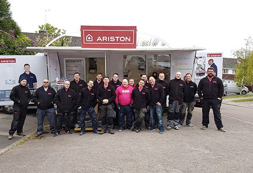 Ariston has helped raise over £50,000 for children’s cancer Candellighters