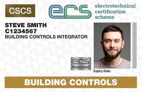 An example of the new ECS card from the BCIA