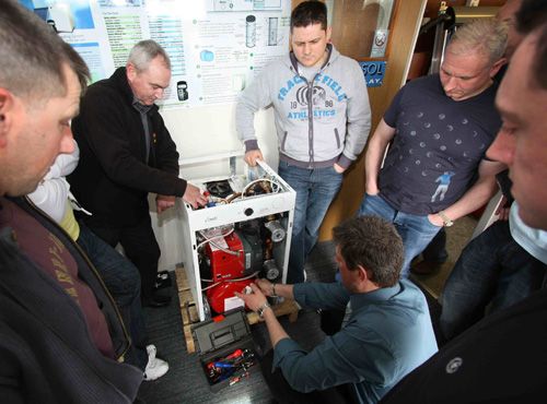 Training sessions are very hands-on as Firebird installers can get practical with many of the products it manufactures.