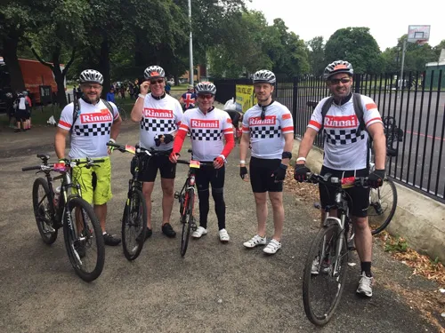 The Rinnai cycle team The Rinnai cycle team