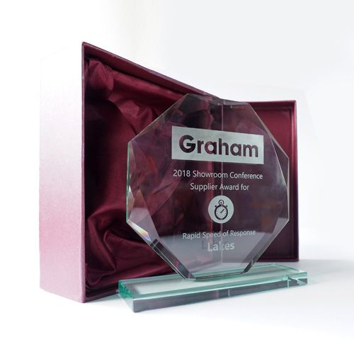 Lakes ‘Rapid Speed of Response’ award with Graham Plumbers’ Merchant