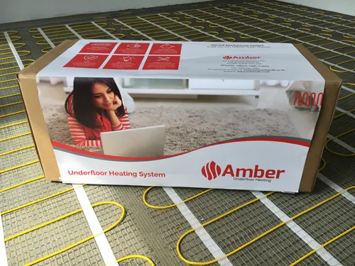 Amber offers a discrete solution to keep the whole room warm and cosy Amber offers a discrete solution to keep the whole room warm and cosy