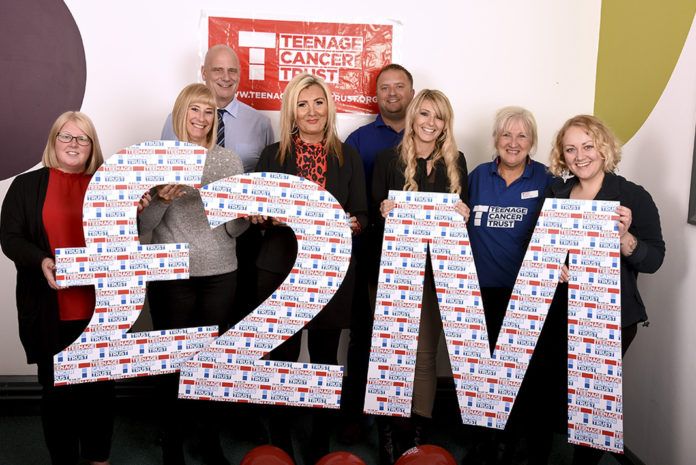 Travis Perkins Plumbing & Heating Division has raised £2 Million for the Teenage Cancer Trust