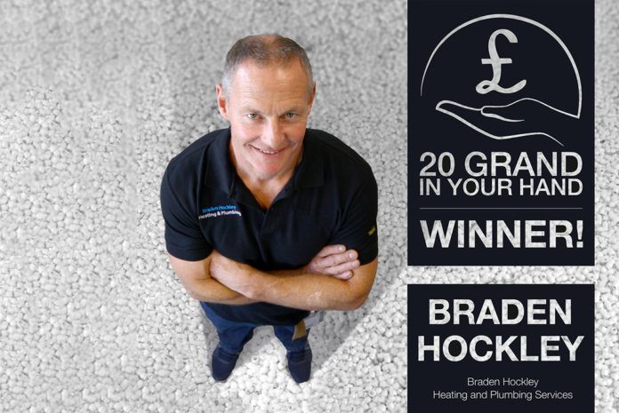 Braden Hockley was the well-deserved winner of the JG Speedfit competition