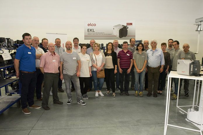 Attendees on ELCO Burners’ EKL training course