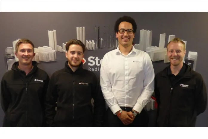 Stelrad's senior brand specialists - Steven Preston, Jonathan Roberts, Stuart Dixon and Andrew Voice Stelrad's senior brand specialists - Steven Preston, Jonathan Roberts, Stuart Dixon and Andrew Voice