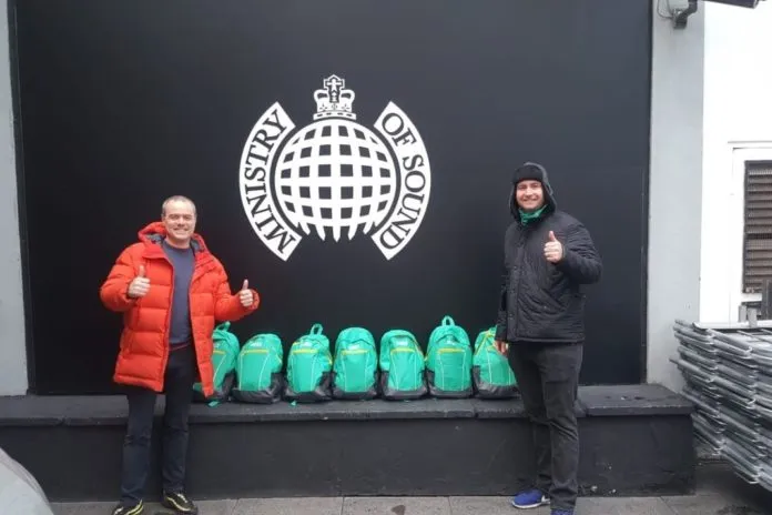 L - R Chris Hill and Chris Cole from Rob Hill Foundation
