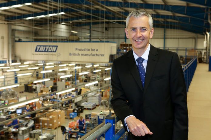 David Tutton is the managing director at Triton Showers