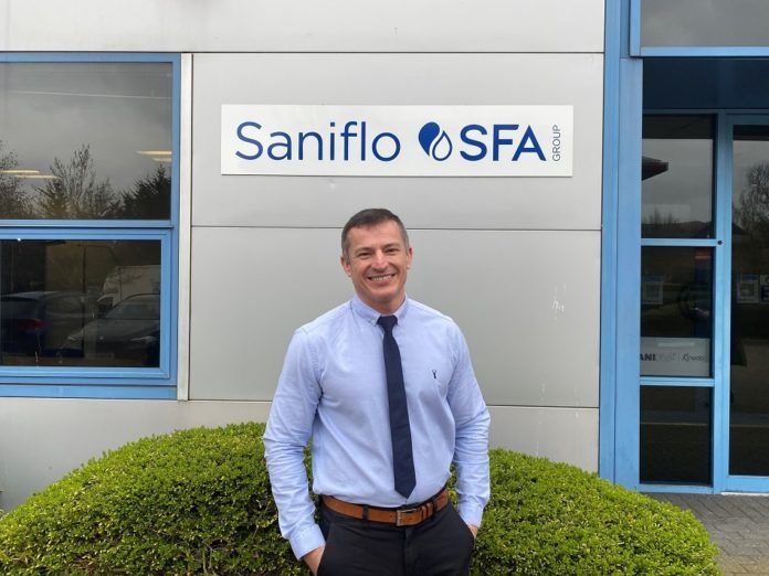 Simon Emmons has been appointed as sales director of Saniflo
