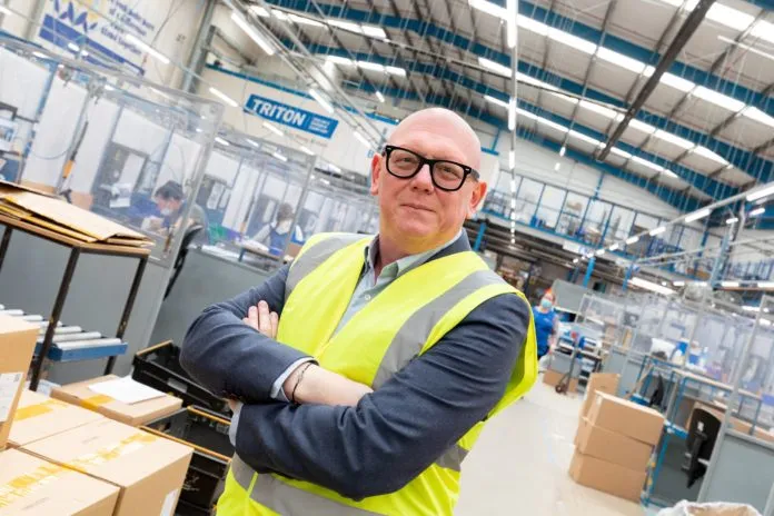 David Savage, new operations director at Triton Showers David Savage, new operations director at Triton Showers