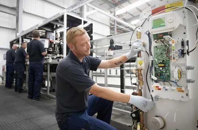 Ideal Heating heat pump production 1
