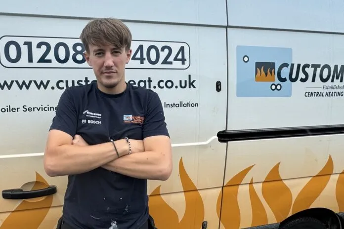Ryan Wills is an apprentice for Custom Heat SW Custom Heat South West