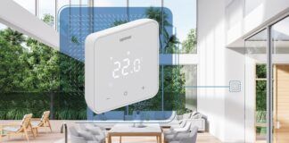 New Uponor Smatrix Thermostats combine precise and intuitive room temperature control with slim design Uponor