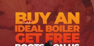Ideal Heating gives away free work boots to installers Ideal Heating