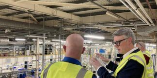 Minister Martin McCluskey MP visits Mitsubishi Electric’s Livingston factory Martin McCluskey