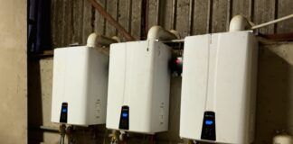 Navien tankless system replaces electric heaters at a dairy farm Navien