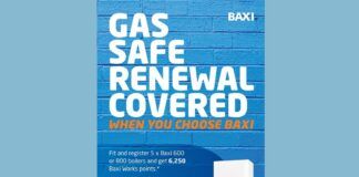 Baxi reveals new Gas Safe renewal promotion Baxi