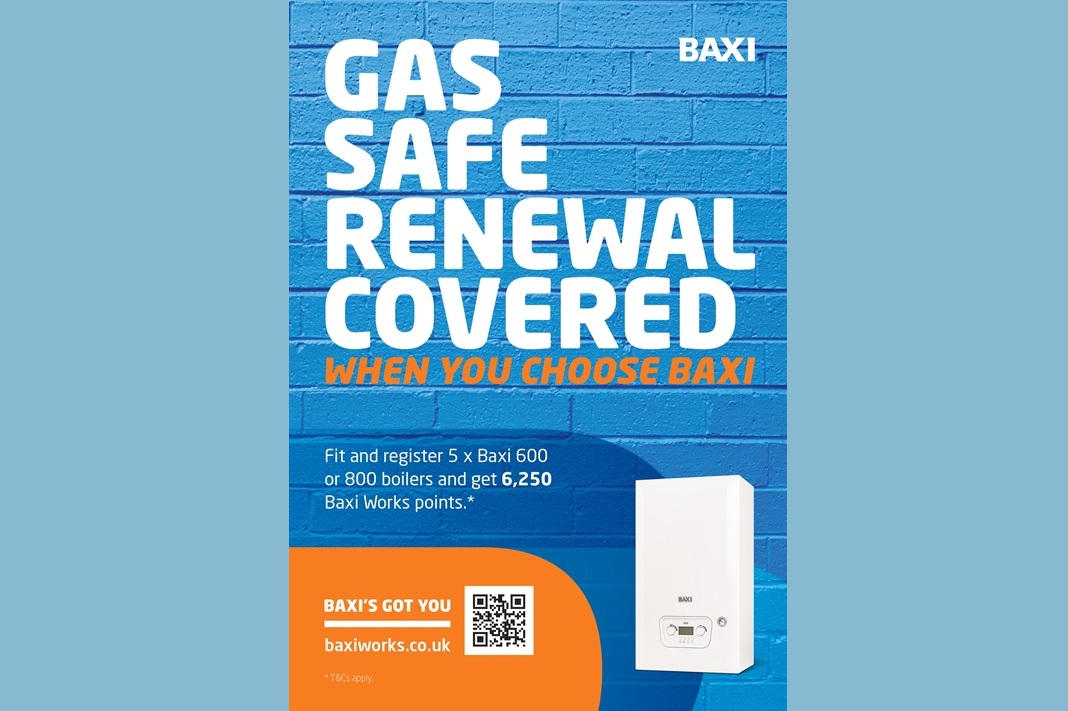 Baxi reveals Gas Safe renewal promotion