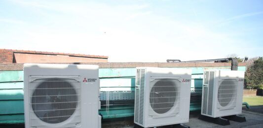 Mitsubishi Electric heat pumps installed in historic community sports club Mitsubishi Electric