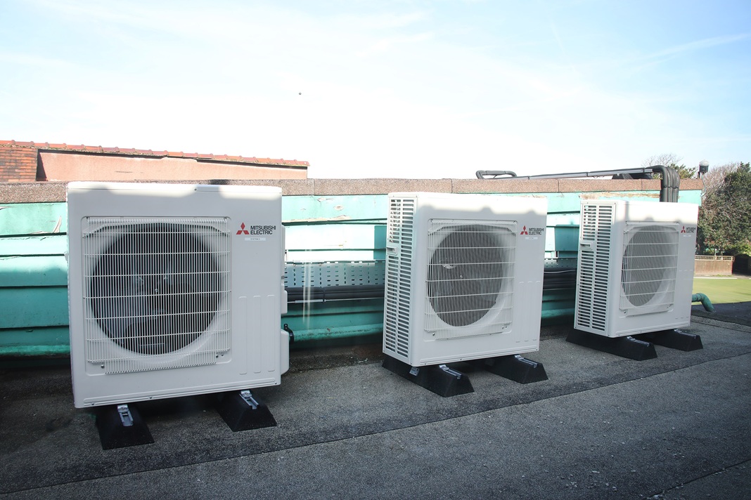 Historic Sports Club Upgrades Heating with Mitsubishi Electric Heat Pumps