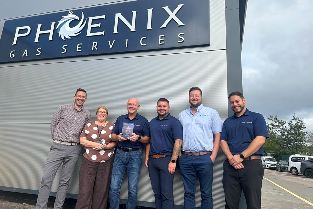 Phoenix Gas Services wins Heating Contractor of the Year at ASCP Awards
